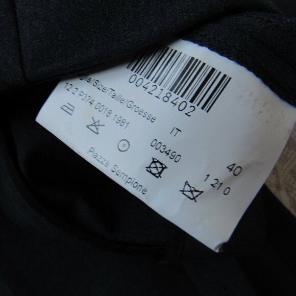 Piazza Sempione Grey Wool(93%) Sophia Pants IT 40 US 4,made in Italy - Picture 9 of 10